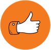 Wyldlynx_icons-orange-circle_Like-1
